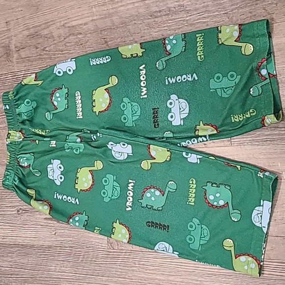 Dinosaur & Cars Pajamas Set Size 4T - Picture 5 of 6
